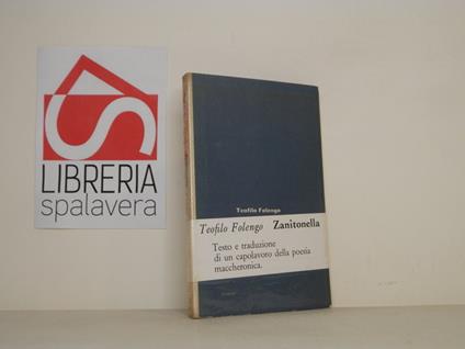 Zanitonella - Teofilo Folengo - copertina