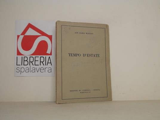 Tempo d'estate - Ain Zara Magno - copertina