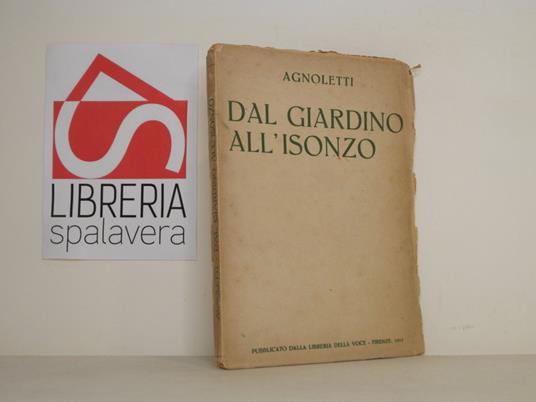 Dal Giardino all'Isonzo - Fernando Agnoletti - copertina