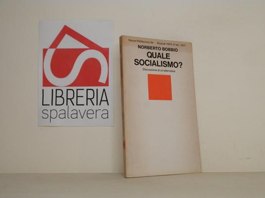 Quale socialismo? - Norberto Bobbio - copertina
