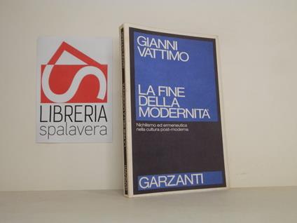 La fine della modernità - Gianni Vattimo - copertina