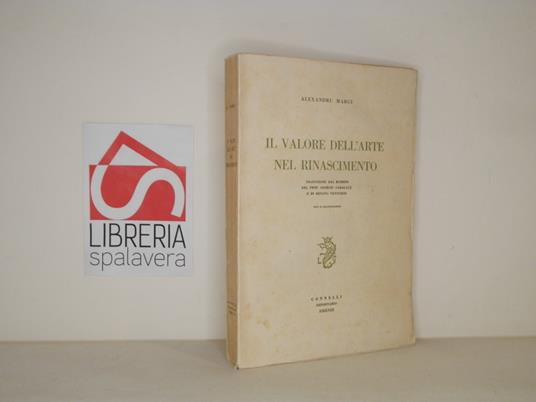 Il valore dell'arte nel Rinascimento - copertina