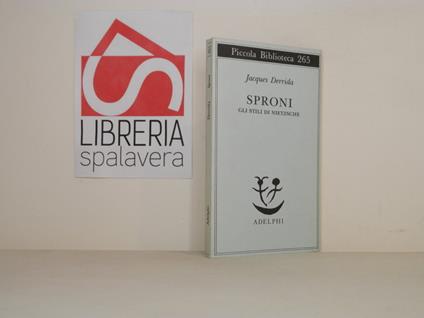 Sproni. Gli stili di Nietzsche - Jacques Derrida - copertina
