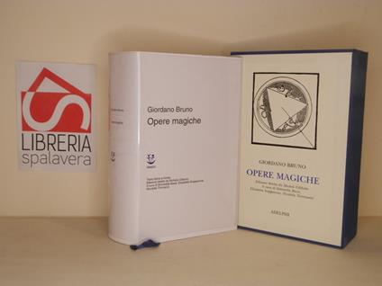 Opere magiche - Giordano Bruno - copertina