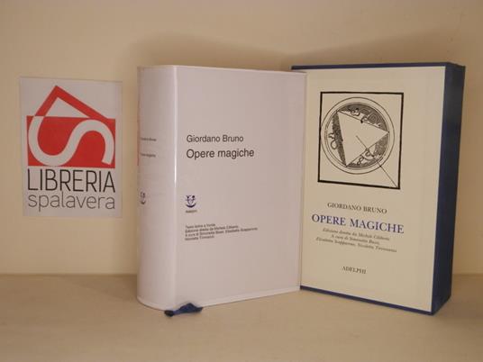 Opere magiche - Giordano Bruno - copertina