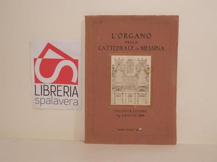 L' organo della cattedrale di Messina - copertina