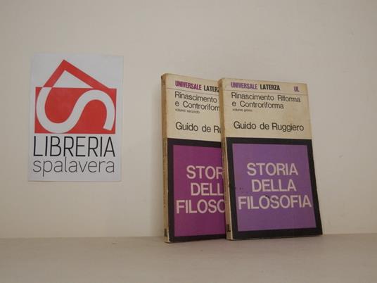 Rinascimento Riforma e Controriforma. 2 volumi - Guido De Ruggiero - copertina