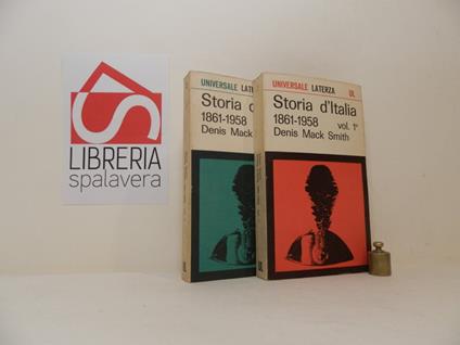 Storia d'Italia. Dal 1961 al 1958 - Denis Mack Smith - copertina