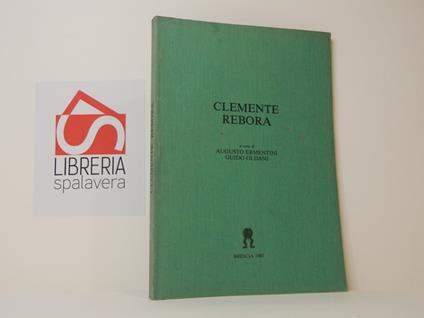 Clemente Rebora - Augusto Ermentini - copertina