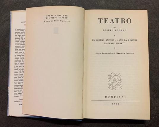 Teatro - J. Conrad - Bompiani 1965 - 3