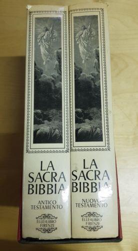 La Sacra Bibbia 2 Vol Elle Libro 1971 - copertina