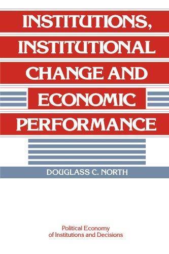 Institutions, Institutional Change and Economic Performance - Douglass C. North - copertina