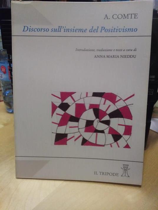 Discorso sull'insieme del positivismo A.Comte - copertina