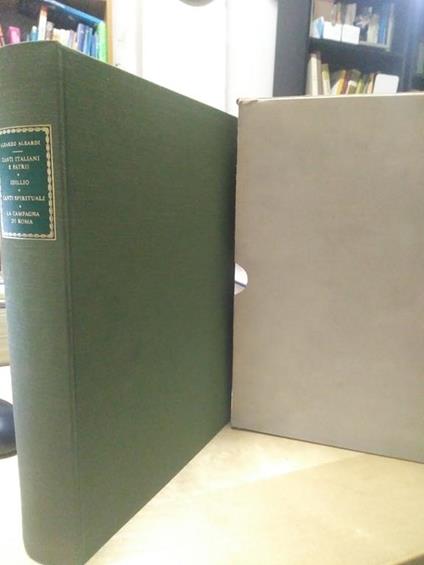 Canti italiani e patrii canti spirituali aleardo idillio la campagna di roma - Giovanni Battista Pighi - copertina
