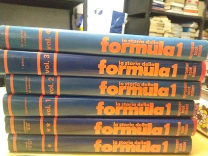 La Storia della formula 1 european book milano 6 volumi - copertina