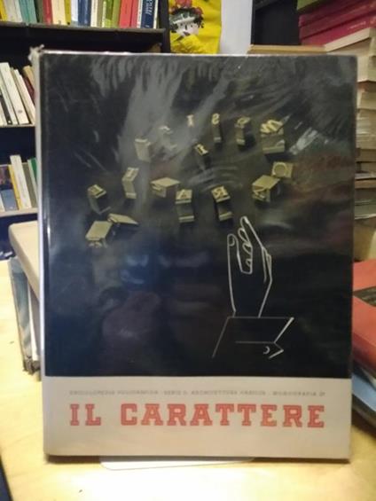 Il Carattere enciclopedia poligrafica serie d architettura grafica monografia d1 - copertina