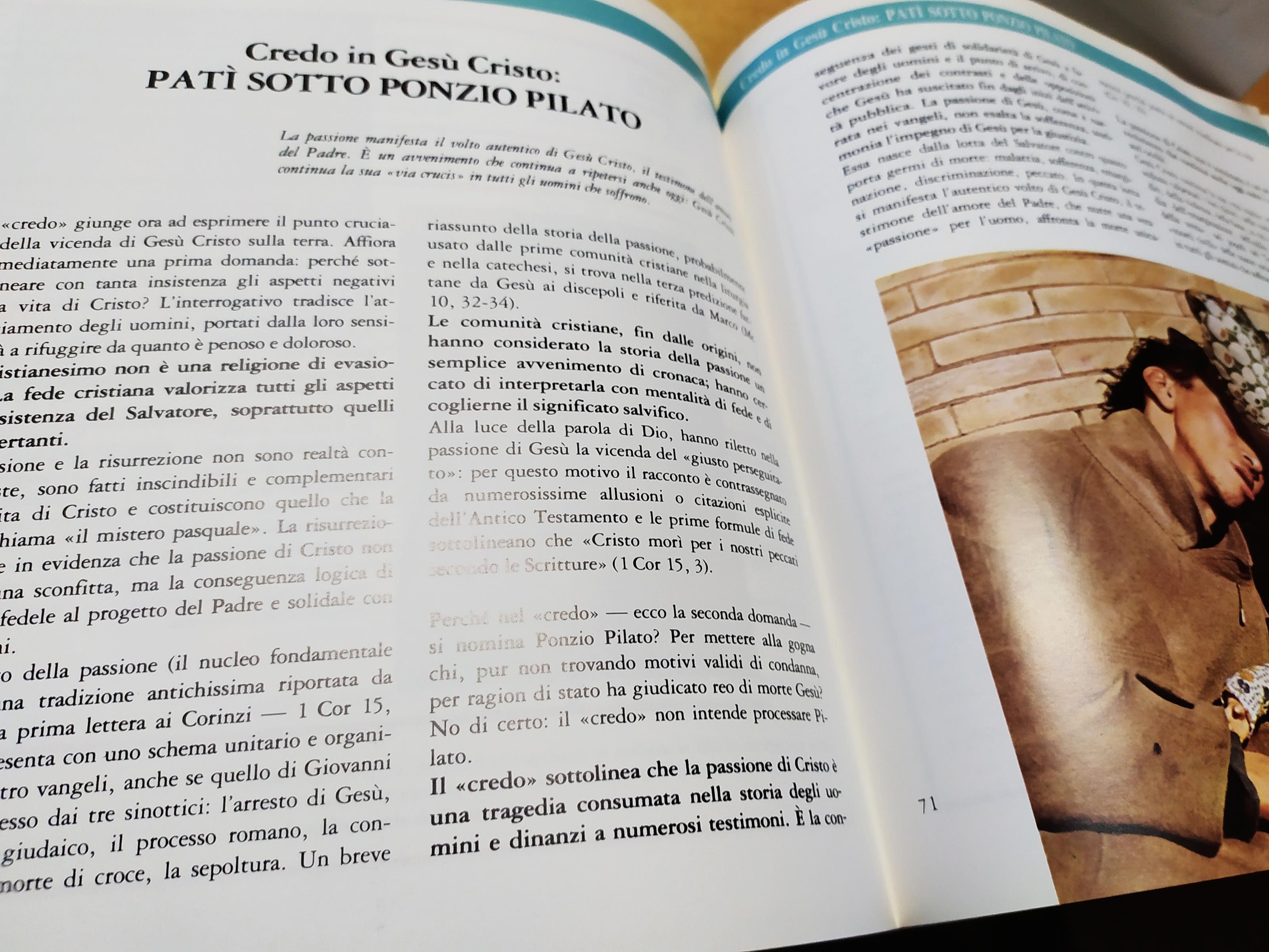 Il Credo gioia di vivere e di condividere