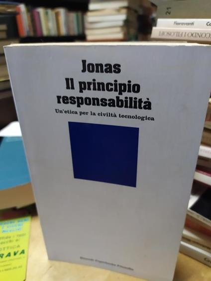 Jonas il principio responsabile un'etica per la civiltà tecnologica einaudi paperbacks - copertina