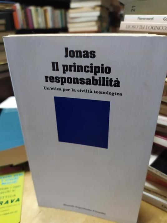 Jonas il principio responsabile un'etica per la civiltà tecnologica einaudi paperbacks - copertina