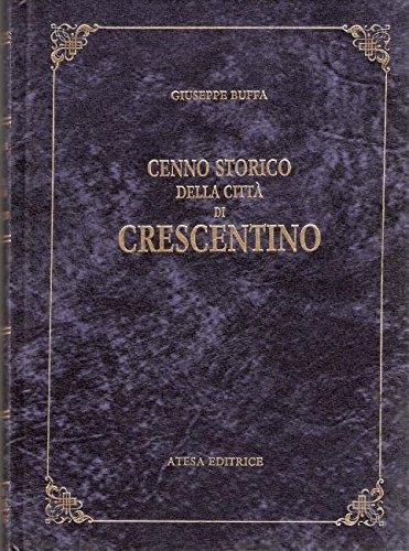 Cenno storico della citt - Giuseppe Buffa - copertina