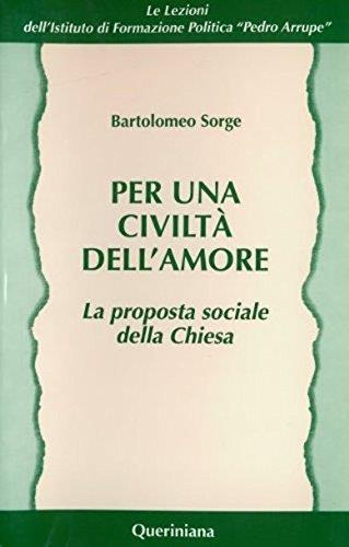 Per una civilt - Bartolomeo Sorge - copertina