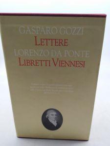 gasparo gozzi lettere lorenzo da ponte libretti viennesi 3 volumi con cofanetto - copertina
