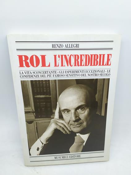 renzo allegri rol l'incredibile musumeci editore - copertina