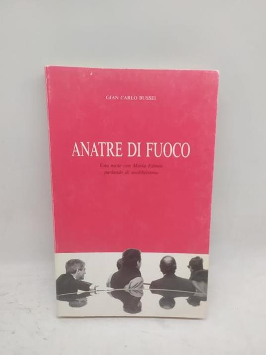 anatre di fuoco gian carlo bussei una notte con maria edmee parlando di neoliberismo - copertina