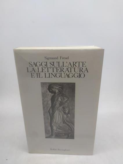 sigmund freud saggi sull'arte la letteratura e il linguaggio boringhieri - copertina