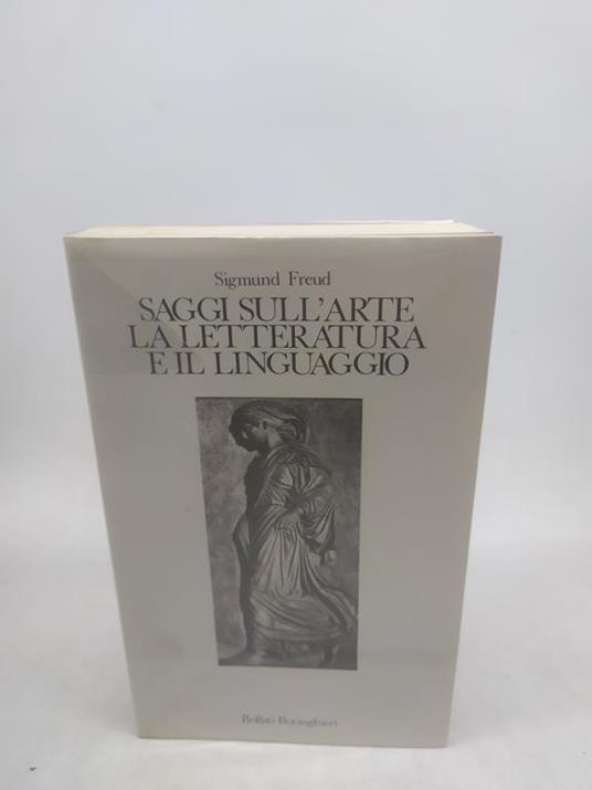 sigmund freud saggi sull'arte la letteratura e il linguaggio boringhieri - copertina