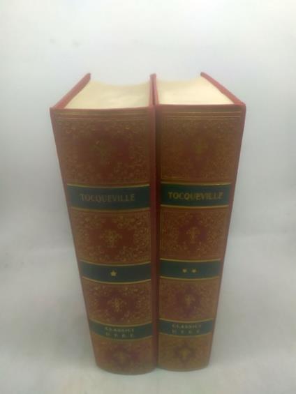 tocqueville classici utet 2 volumi - copertina