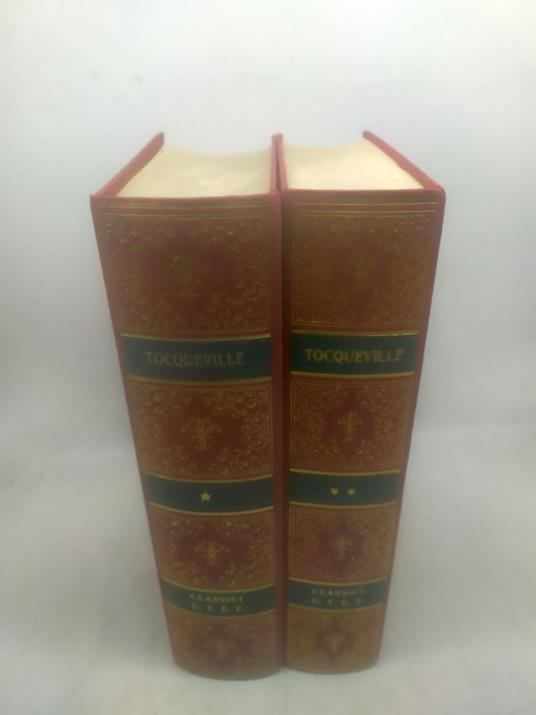 tocqueville classici utet 2 volumi - copertina