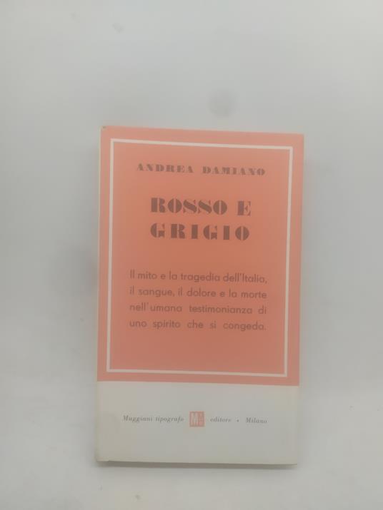 andrea damiano rosso e grigio - copertina