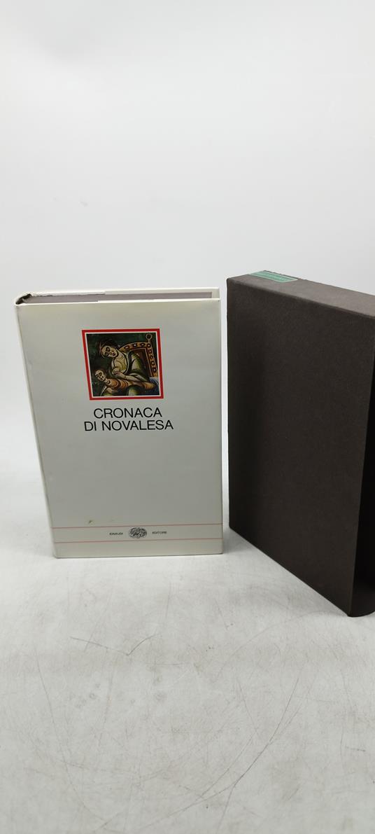 cronaca di novalesa einaudi 1983 i millenni - copertina