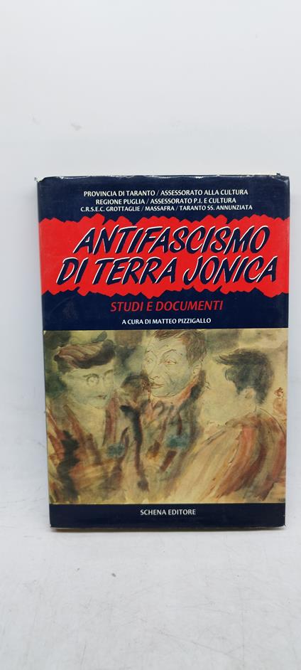 antifascismo di terra jonica studi e documenti - copertina