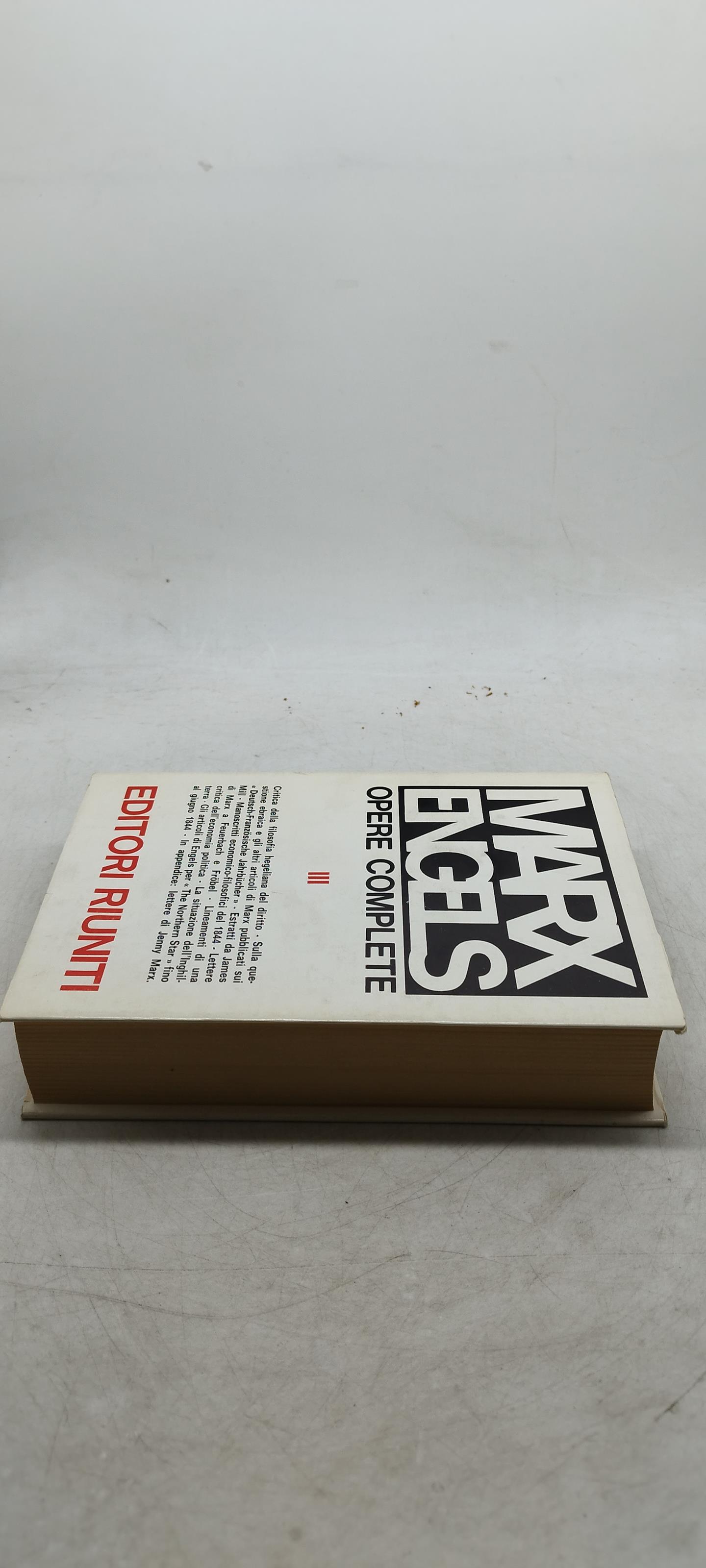marx engels opere complete 3 1843-1844 editori riuniti