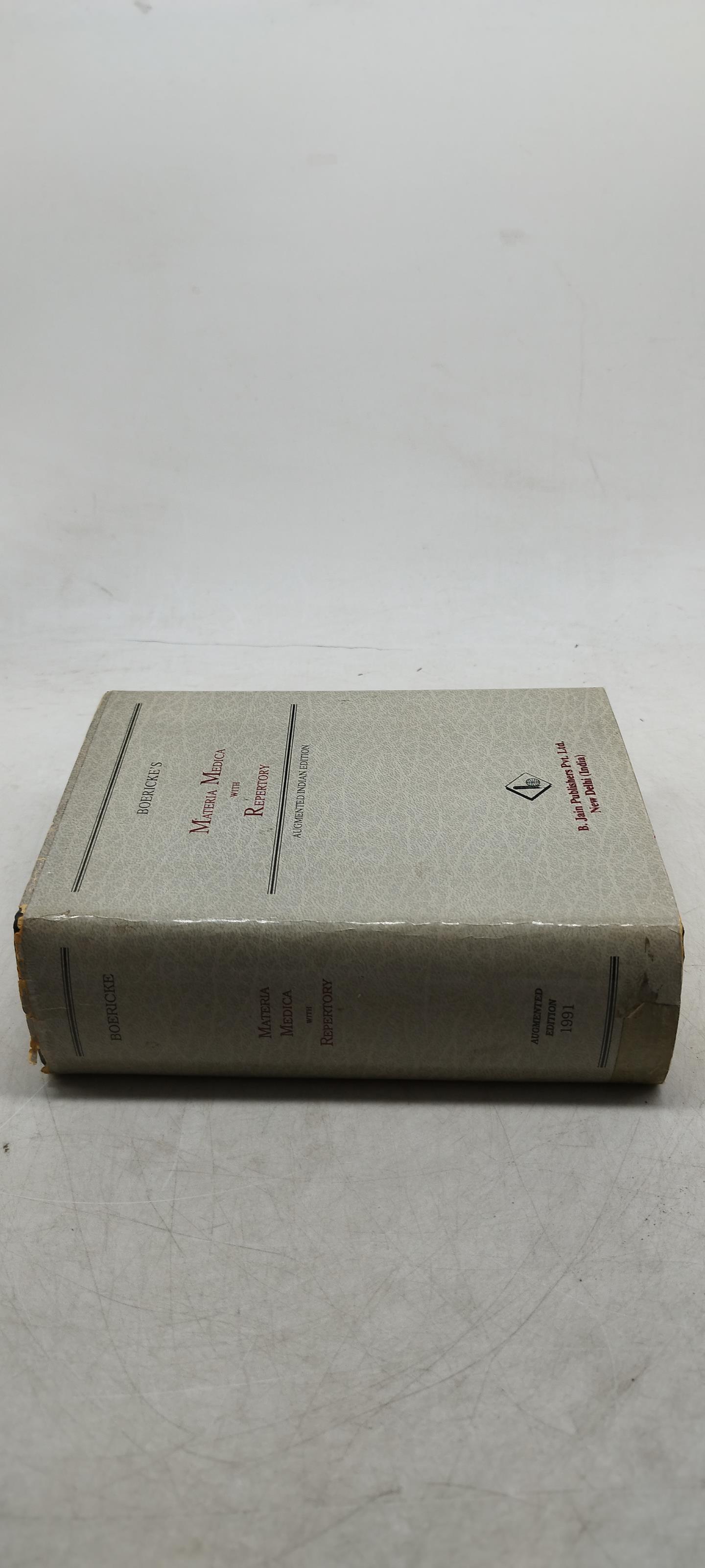 boerickès with repertory augmented indian edition