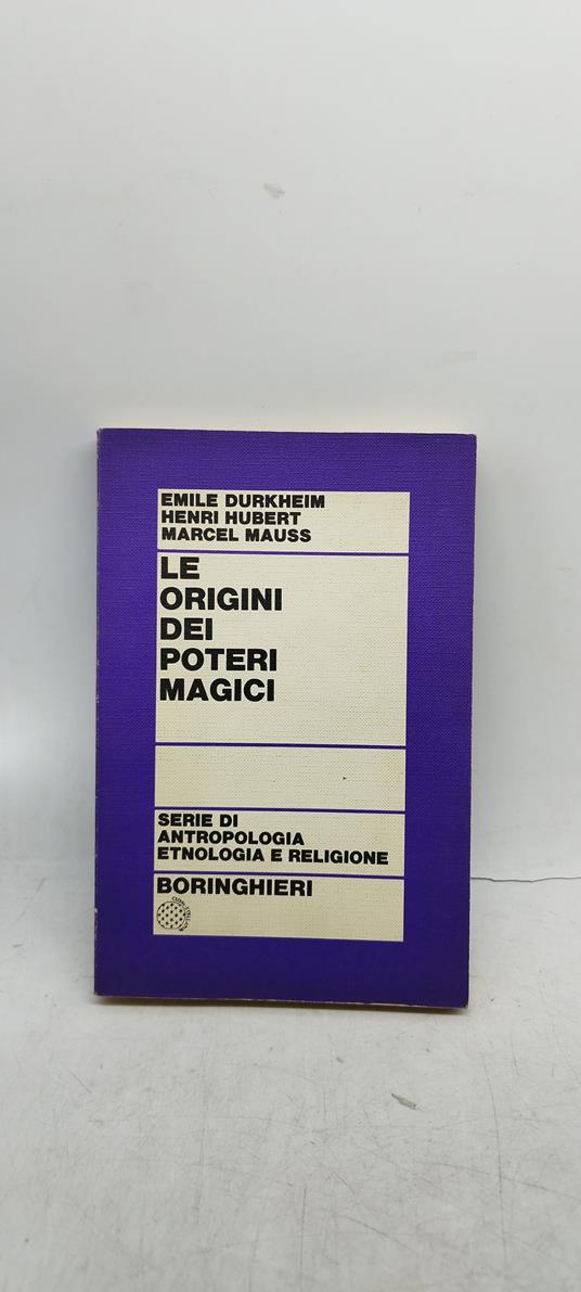 le origini dei poteri magici boringhieri - copertina