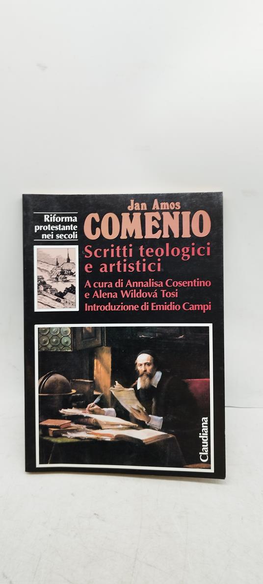 jan amos comenio scritti teologici e artistici claudiana - copertina