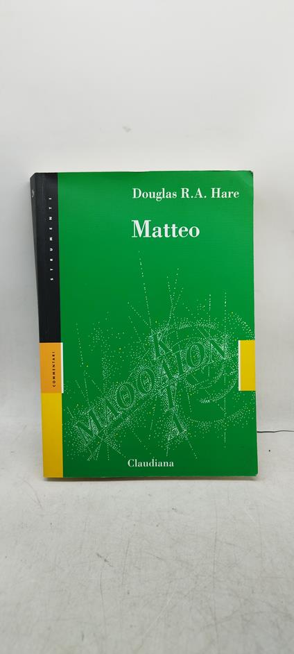 matteo claudiana douglas r.a. hare - copertina