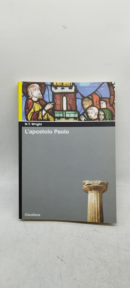 L' apostolo paolo n.t. wright claudiana - copertina