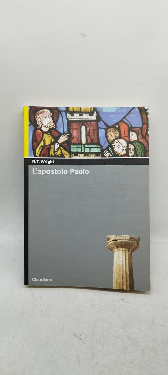 L' apostolo paolo n.t. wright claudiana - copertina