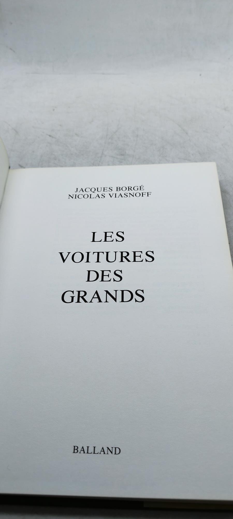 les voitures des grands