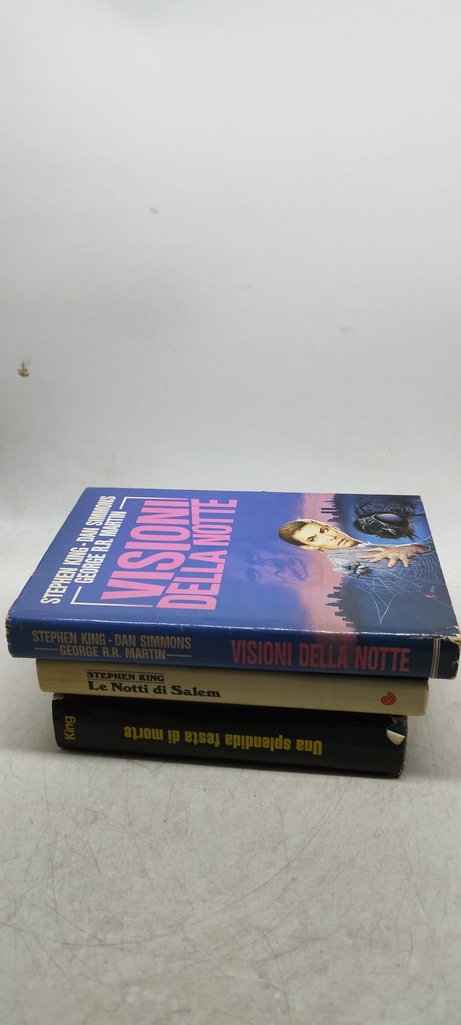 3 libri stephen king visioni della notte una splendida festa di morte le notti di salem 79-87-91