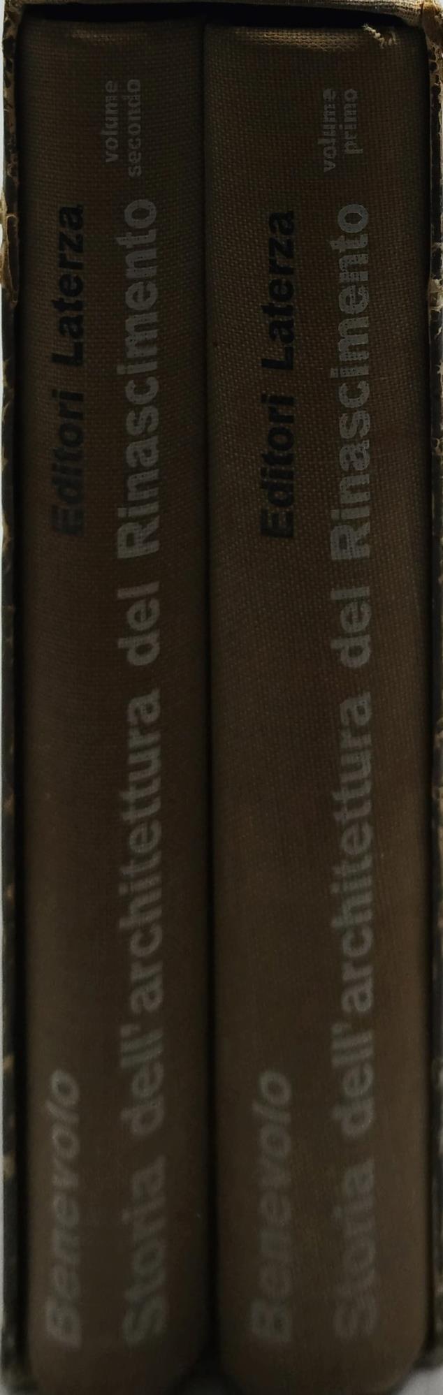 storia dell'architettura del rinascimeno cofanetto 2 volumi