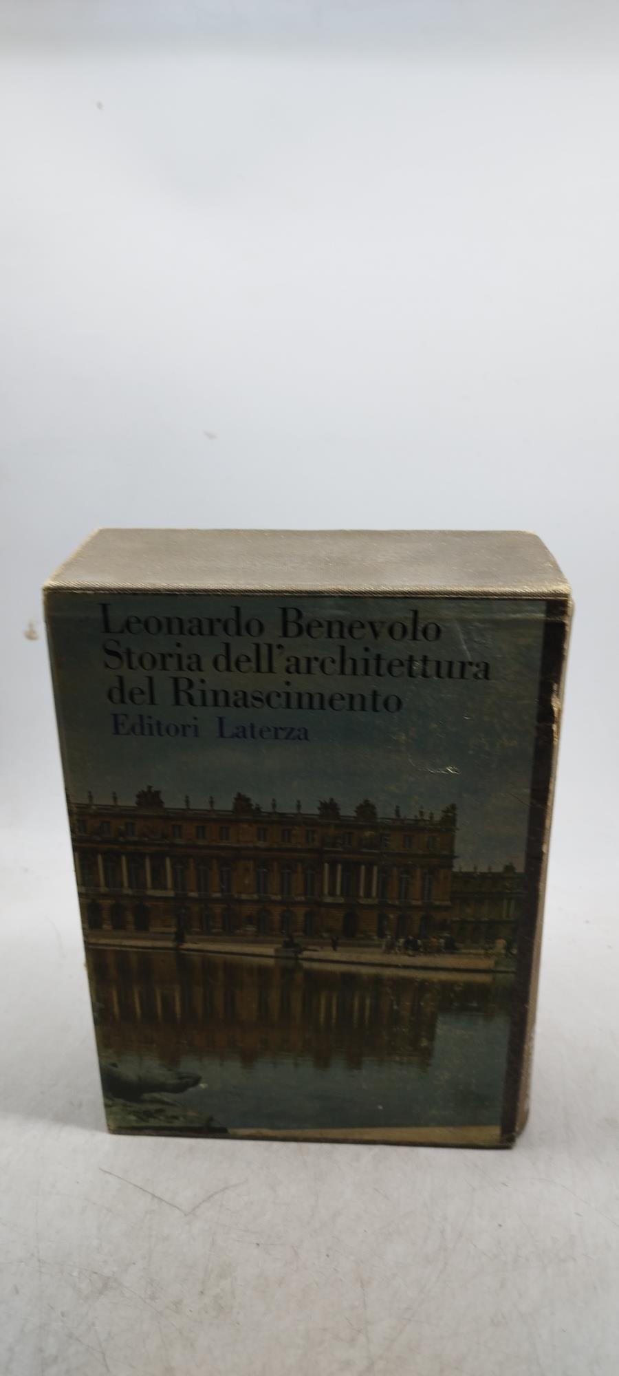 storia dell'architettura del rinascimeno cofanetto 2 volumi