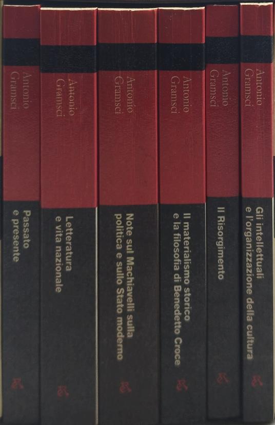 antonio gramsci i quaderni cofanetto 6 volumi riuniti - Antonio Gramsci - copertina