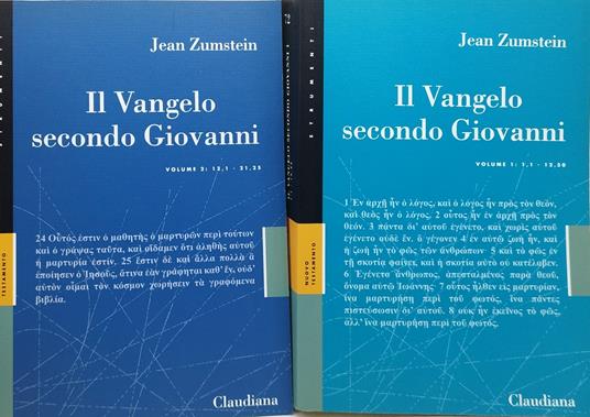il vangelo secondo giovanni 2 volumi - copertina