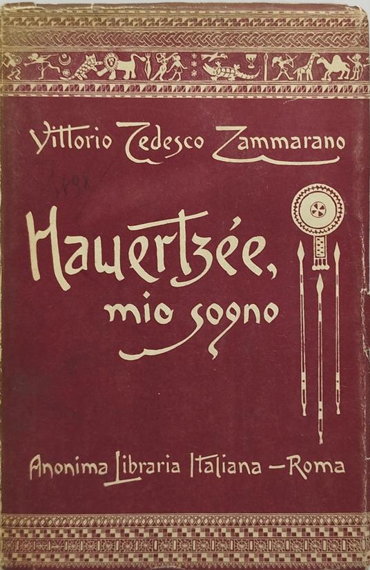 Hauertzée, mio sogno, Vittorio Tedesco Zammarano - Vittorio Tedesco Zammarano - copertina