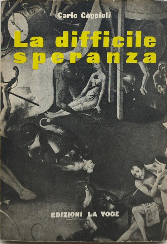 la difficile speranza carlo coccioli - copertina